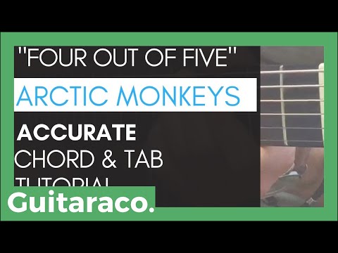 Arctic Monkeys Four Out Of Five Guitar Tutorial Open Chords Tab Youtube