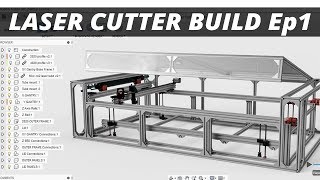 Ep1: Design Features and Starting the Frame // The DIY Laser Cutter Build Series