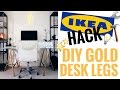 IKEA HACK | DIY GOLD DESK LEGS (CHEAP & EASY!) | CIARA O'DOHERTY IKEA HACK | DIY GOLD DESK LEGS (CHEAP & EASY!) | CIARA O'DOHERTY