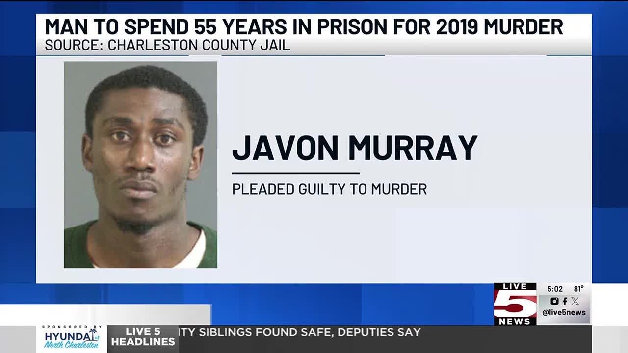 VIDEO: Charleston County man sentenced to 55 years in prison for 2019 ...
