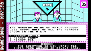 Double Dare © 1988 GameTek - PC DOS - Gameplay