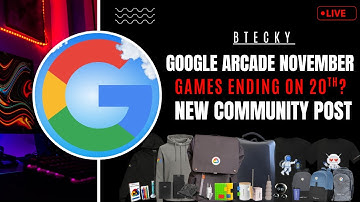Google Arcade Game Ending Early? || Arcade November Games || Free Swags & Goodies || Must Watch