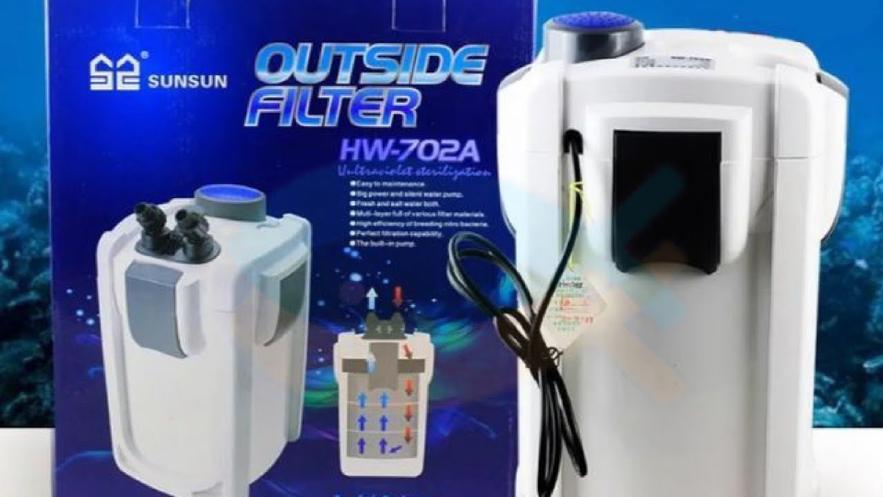 SUNSUN HW-702A OUTSIDE FILTER || CLEANING AND MAINTENANCE