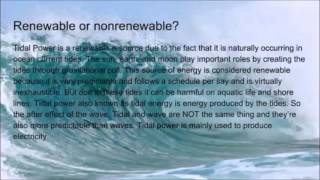 SHHS IB Group 4 Tidal Power