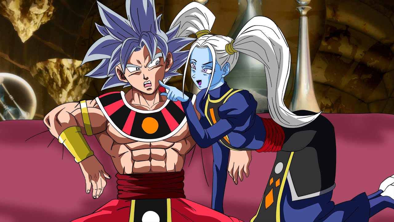 Goku is attracted by the angel Marcarita when receiving the powers of a