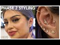 Phase 2 of Stephanie's Ear Styling | New Jewelry & Piercigs!! *SO CUTE*