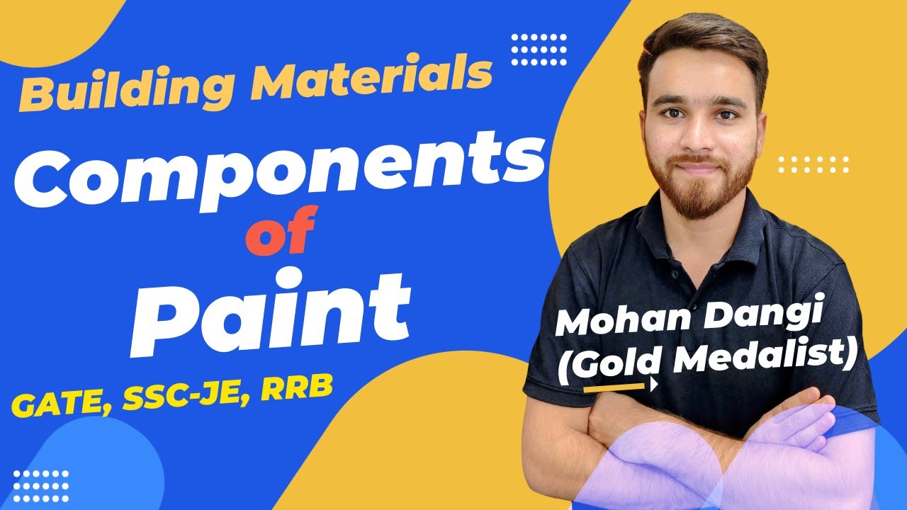 Main Paint Components Paints | Paint Components | Building Materials | Civil Engineering ...