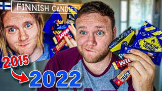 My FIRST Finnish Candy Taste Test... 7 Years Later!