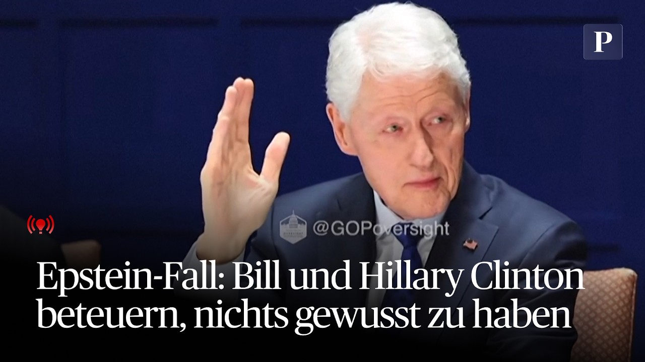 Epstein-Skandal: Clinton-Anhörung veröffentlicht