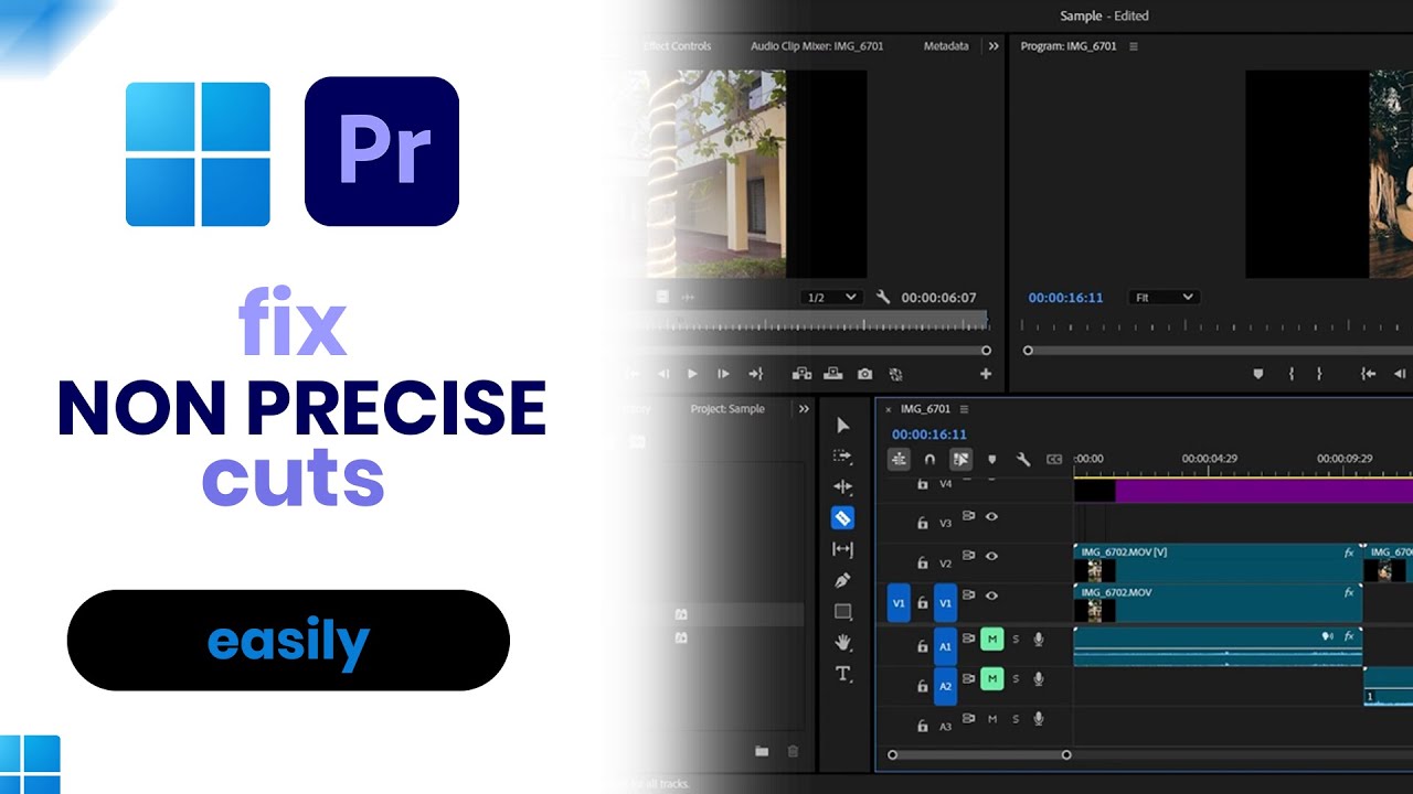 How to Fix Non Precise Cuts on Premiere Pro [FAST] - YouTube