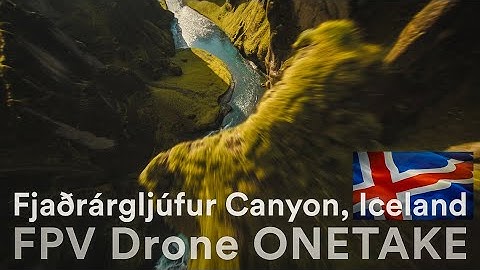 Iceland. Droneflight through the Canyon - Cinematic FPV
