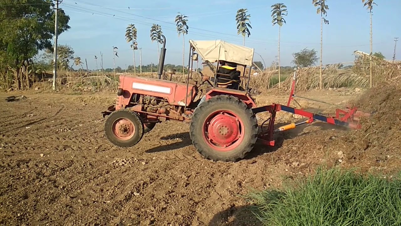 Tractor Loder My Mahindra Di Tractor Back Side Loader, - YouTube