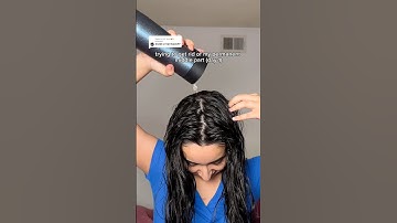 maybe I should try the zig zag method next?? #wavyhair