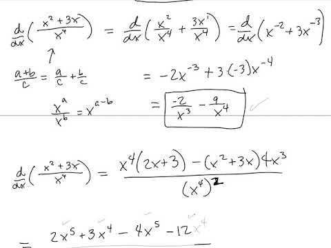 quotient rule calculus quotient rule calculus