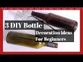 3 bottle decoration ideas  diy bottle art  home decor projects vibhas craft zone