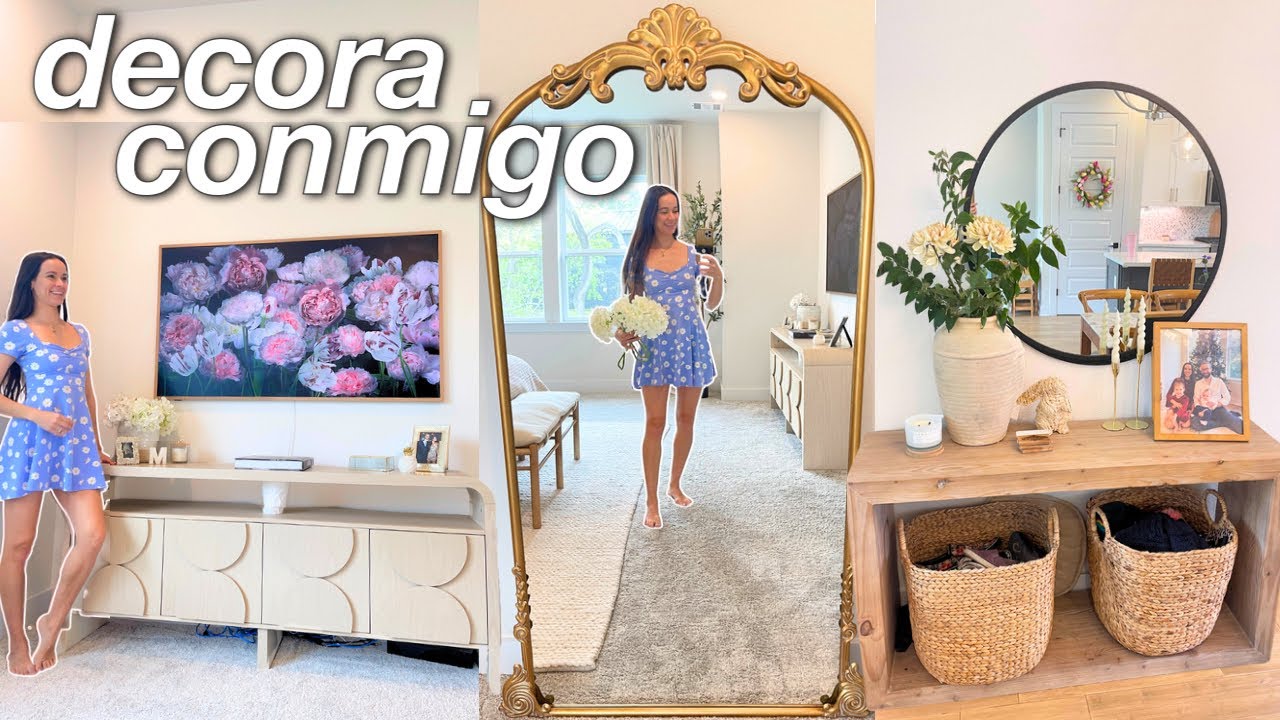Decorando Mi Casa PRIMAVERA: compra, limpia y decora conmigo