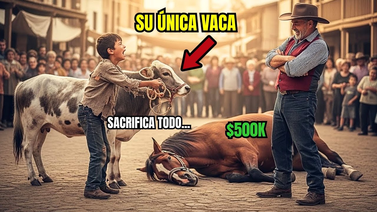 Patrón Grita: 'Pagué $500 Mil, Nadie Lo Toca Gratis'... Niño Ofrece Su Única Vaca y La Plaza Queda..