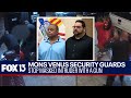 Full press conference: Strip club guards stop armed intruder in devil mask