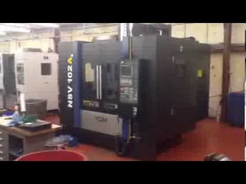 YCM NSV102A CNC Machine - YouTube
