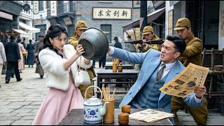 日本特務盯上柔弱姑娘，怎料她是頂級特工，一口鐵鍋，砸得他魂飛魄散 ⚔️  抗日 | 战争 | Kung Fu | 欢迎订阅