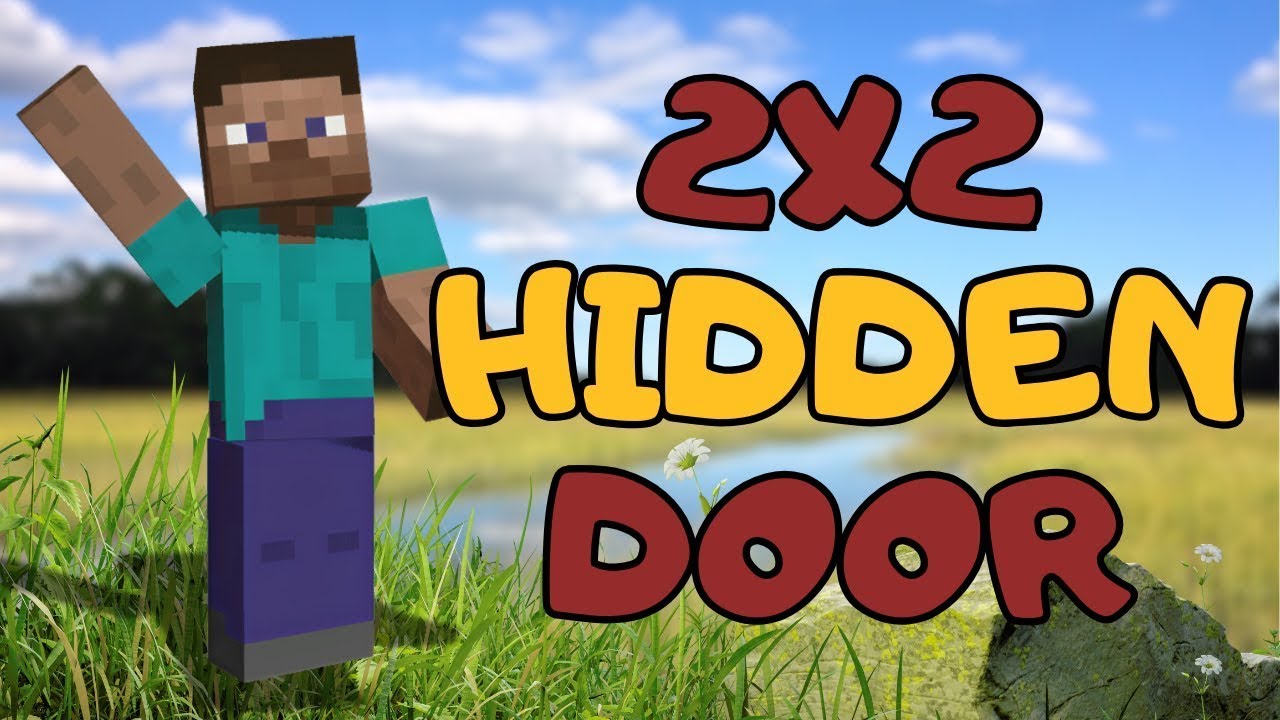 How to Make 2x2 Hidden Door in Minecraft | Minecraft Tutorial (2025 ...