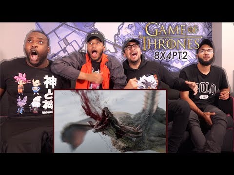 😱Game of Thrones 8x4 "The Last of the Starks" GROUP REACTION/REVIEW PART 2