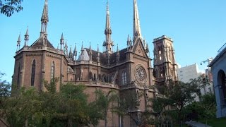 Iglesia de los capuchinos y Paseo del Buen Pastor (drone)