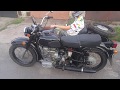 Днепр-11. 1991год выпуска. 474км родного пробега! Первый выезд! First trip of  Dnepr-11 motorcycle.