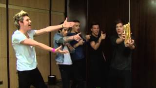 One Direction - NRJ Music Awards 2013 (post-show interview with 2 fans)