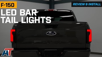 2018-2020 F-150 Sequential Turn Signal Animated Red LED Bar Tail Lights Review & Install
