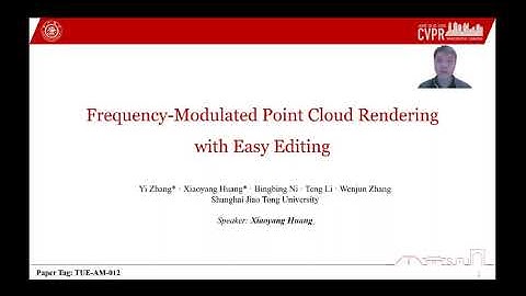 CVPR 2023 Highlight Paper: Frequency-Modulated Point Cloud Rendering with Easy Editing