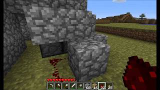 Minecraft Piston Doors with no visible redstone and XOR gate tutorial - Part 1