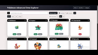 Pokémon Data Explorer Demo: Search, Filter, Favorites &amp; More! (React + PokeAPI)