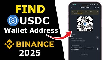 How to Find & Copy USDC Wallet Address on Binance with QR Code | 2025 Step By Step