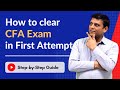 How to clear CFA Exam in one Shot - Material, Study Guide, Tips