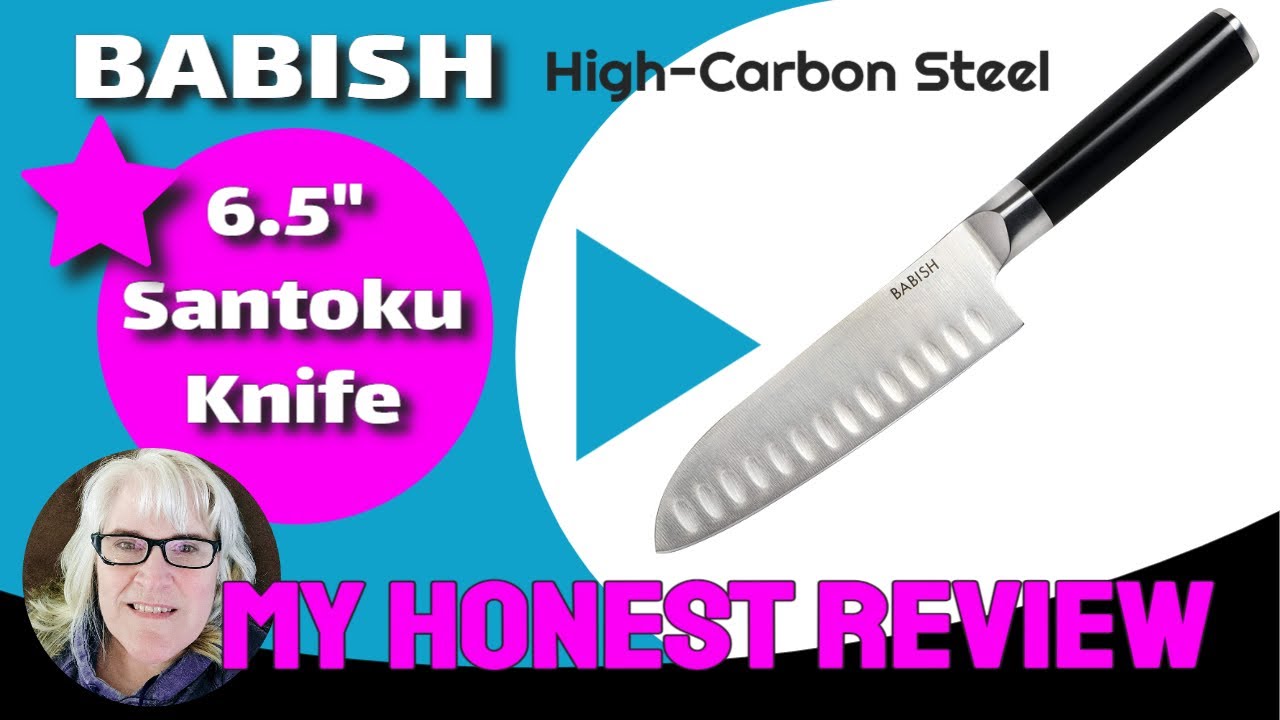 Babish 6.5 Santoku Knife Review #productreviews #babish #santokuknife 