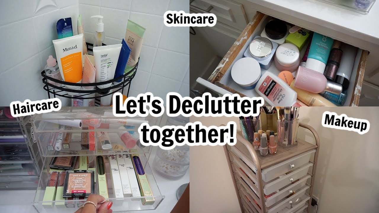 Vlogmas Day 13 | Let's organize and declutter together! (skincare, makeup, haircare)