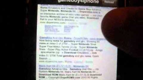 How To Get Gameboy color/Nintendo on your ipod touch or iphone (NO COMPUTER)