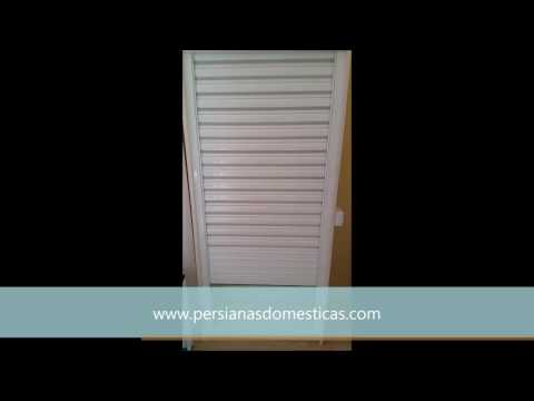 Persiana autoblocante microperforada