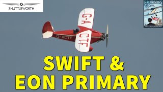 Comper Swift and EON Primary - Old Warden