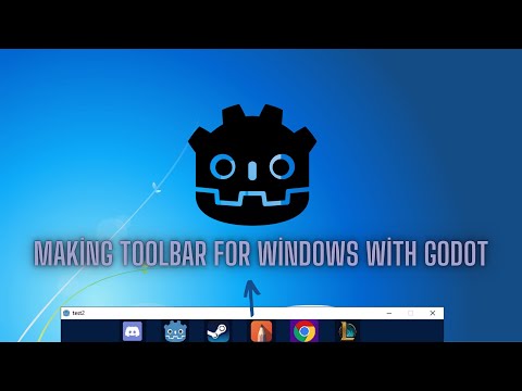 win11 black screen bug , make toolbar with godot
