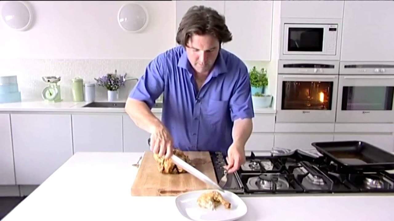 How to carve a roast chicken | Food Techniques | Mike Robinson | BBC - YouTube