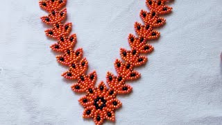 Beatiful Beaded Jewelry Kum Boncuk Kolye Yapımı Sizlerle