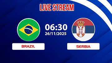 🔴 Brazil vs Serbia | World-class skill meets European power