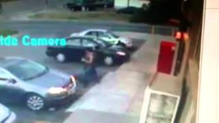Woman robbed at Red Box machine