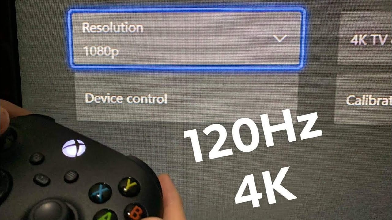 Blaast op Omhoog Luchten Xbox Series X / S Enable 120 fps & 4K! - YouTube