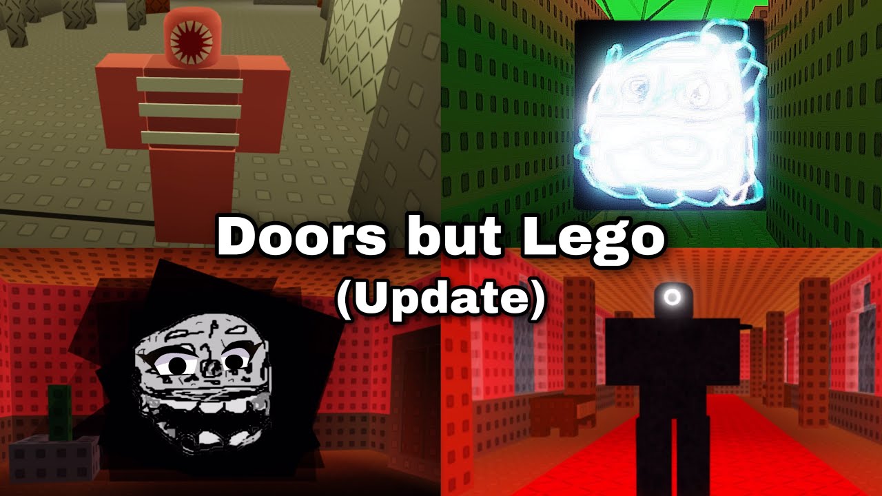 I built the lobby from Roblox doors in Lego and I'm really proud of it! I  hope you like it too :) : r/doors_roblox