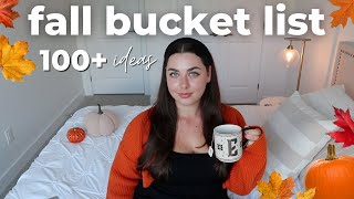100+ fall bucket list ideas for 2023 + cozy fall activities & autumn things to do 🍁🎃🍂