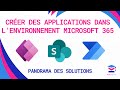 Power apps power automate  sharepoint  crez des apps microsoft 365