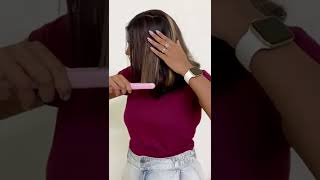 Testing out the *CHEAPEST* Hair Straightener worth 219/- on Amazon? ashortaday ytshorts shorts